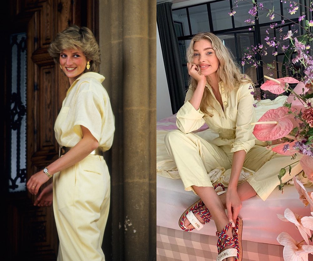 ダイアナ元妃のファッションがお手本 今どきセレブの最旬レトロコーデ集 永遠のおしゃれアイコン ダイアナ元妃 80年代 90年代のレトロムー Magmoe