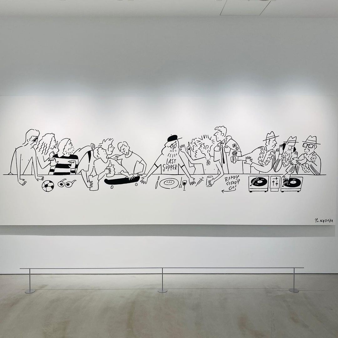 #長場雄 の最新個展『The Last Supper』が〈MIYASHITA PARK〉のギャラリー〈SAI〉にて開催中。長場雄が 《最後の