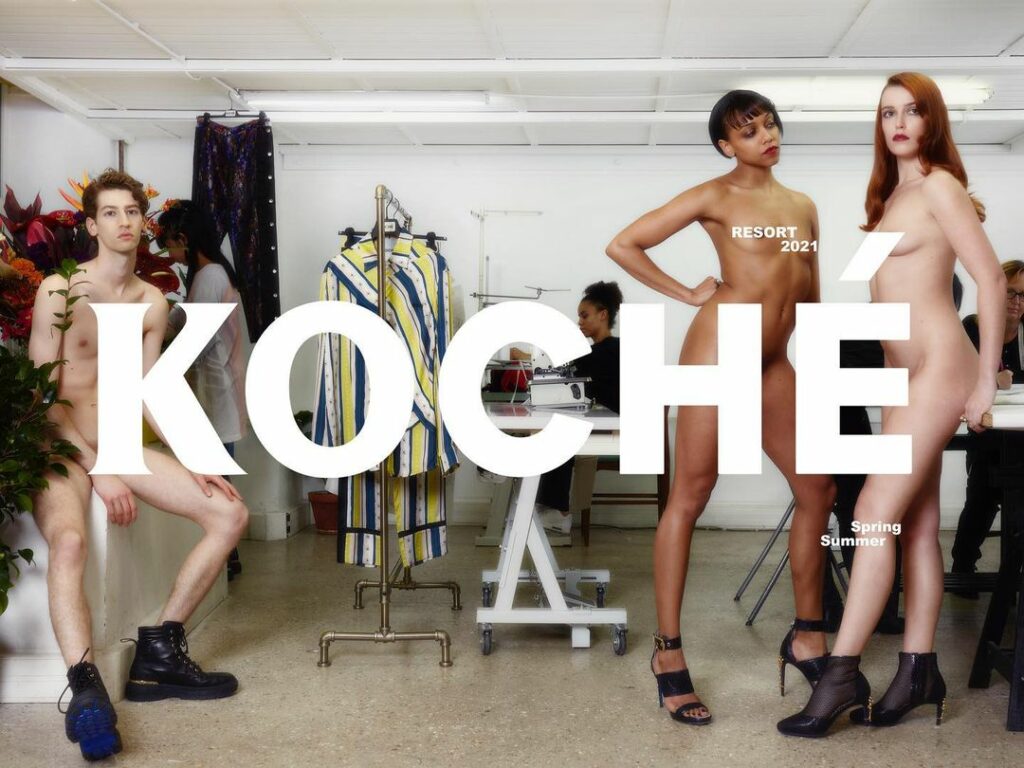 ニュース：「コシェ」新キャンペーン広告は、モデルをヌードに

「コシェ（KOCHE）」は、2021年プレ・スプリング・コレクションのキャンペーンでヌードのモデル