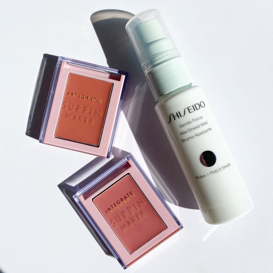 マスクメイクにもおすすめ インテグレート のじんわり色づくチーク リップと Shiseido の肌にも髪にも使えるガードスプレーが新登場 ㅤㅤㅤㅤㅤㅤㅤㅤㅤ Magmoe