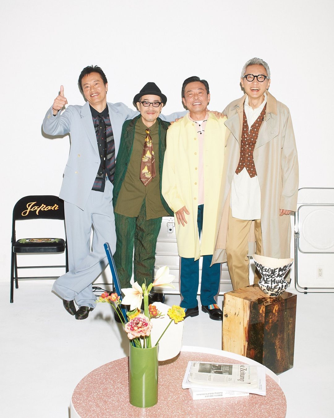 【発売中！ 東京ジェントルメン】⠀ 映画『 バイプレイヤーズ』から 田口トモロヲ 松重豊 光石研 遠藤憲一 がモデルとして登場