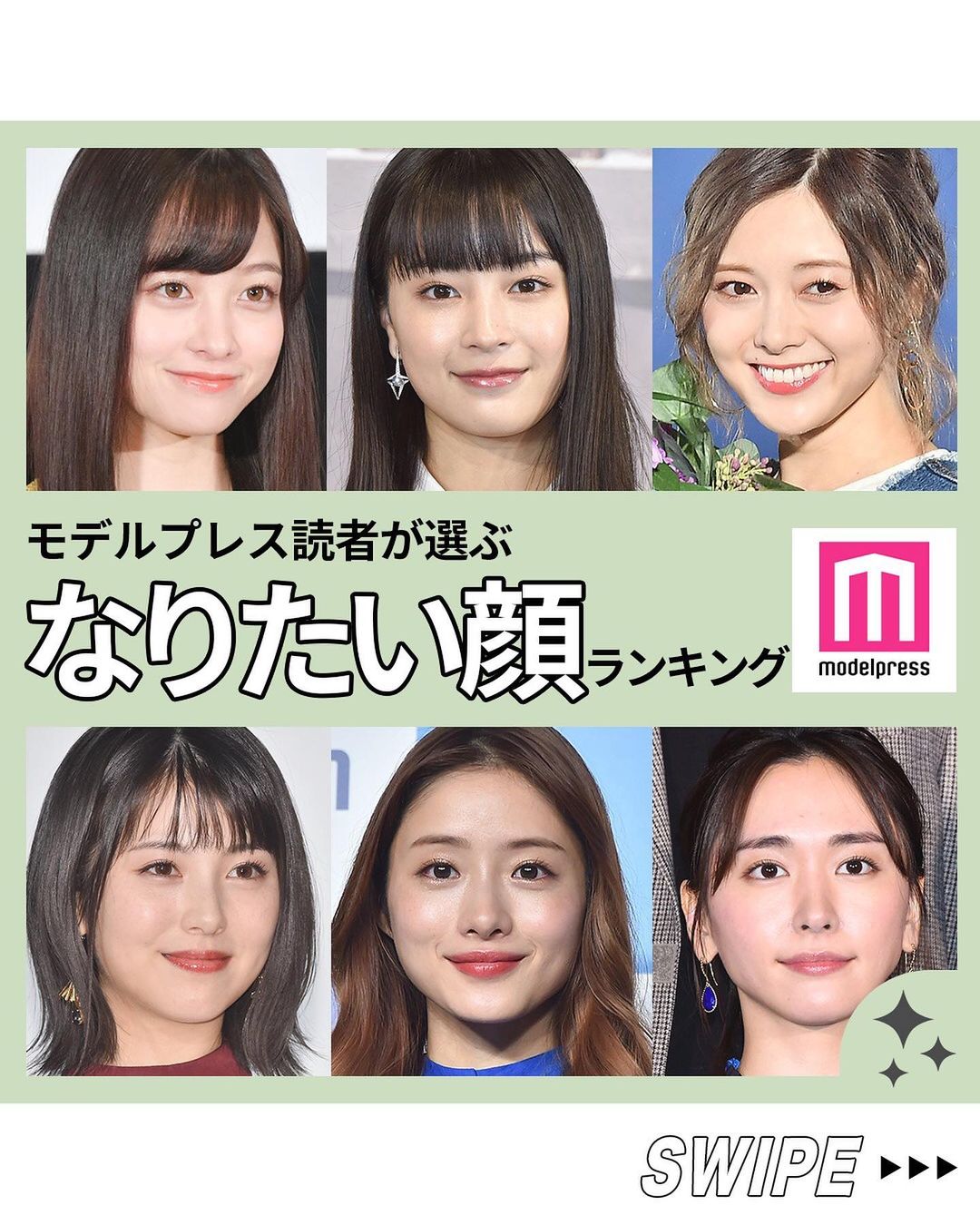 モデルプレス なりたい顔 ランキング 誰しも一度は 憧れのあの人みたいになりたい と思ったことがあるはず Magmoe
