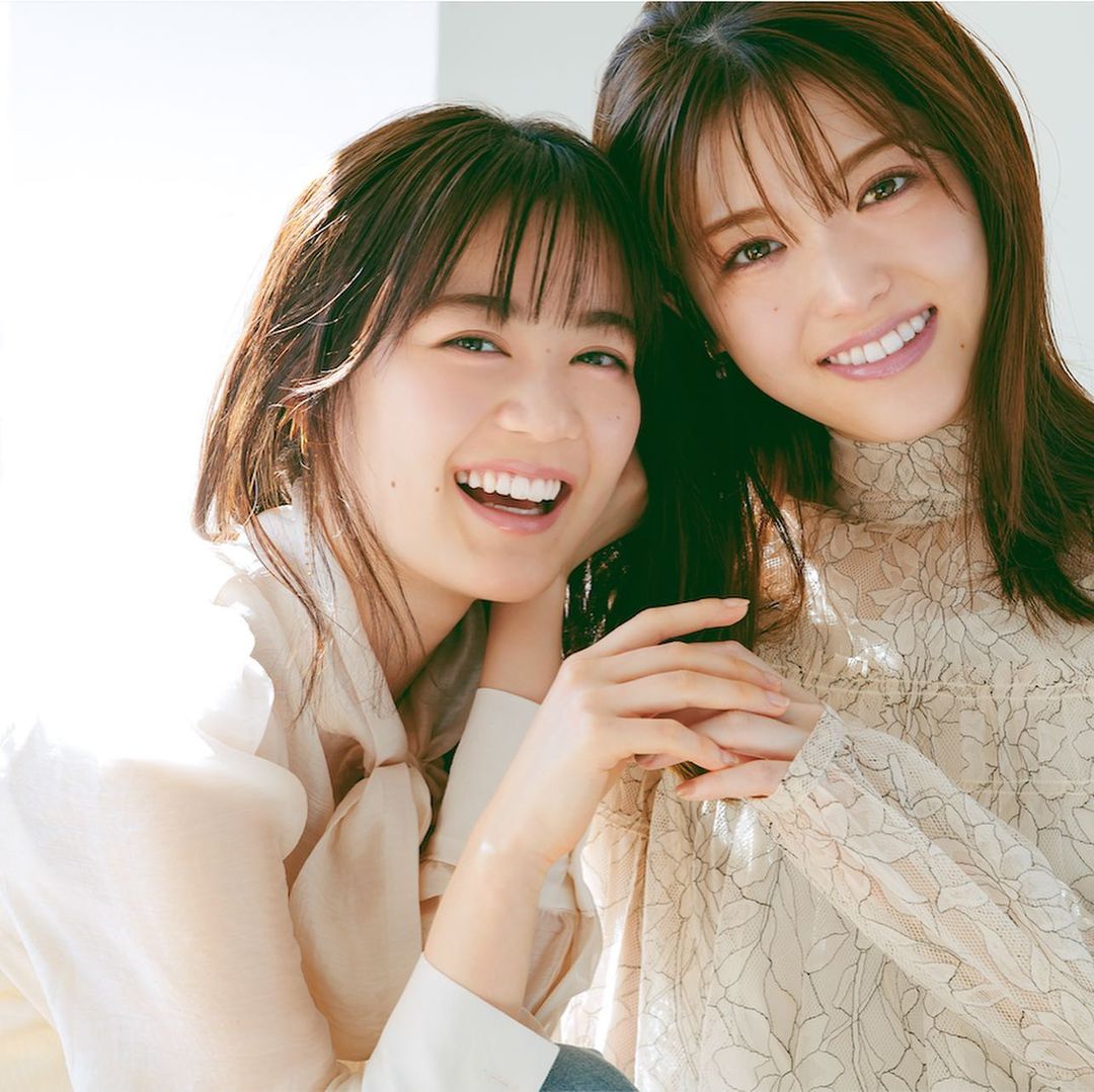 Cancam5月号は 乃木坂46の生田絵梨花さんと松村沙友理さんが登場 春リップでメイクアップしたふたりのかわいい唇に注目してくださいっ そしてなかよしっぷり Magmoe