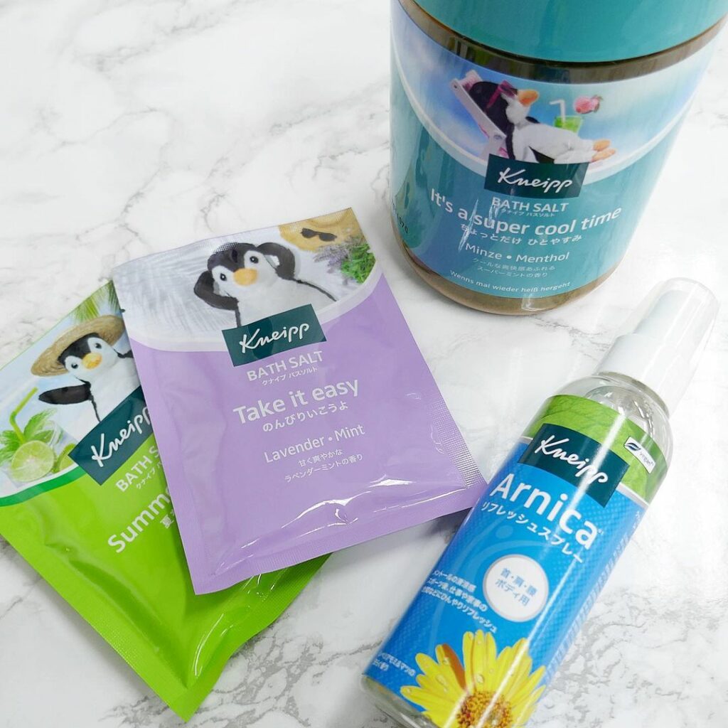 \クナイプの春夏限定アイテムをご紹介!/
◆まずは、夏のバスタイムを爽やかにするクナイプ ミントシリーズ!
「クナイプ バスソルト ラベンダーミントの香り(50 \クナイプの春夏限定アイテムをご紹介!/
◆まずは、夏のバスタイムを爽やかにするクナイプ ミントシリーズ!
「クナイプ バスソルト ラベンダーミントの香り(50