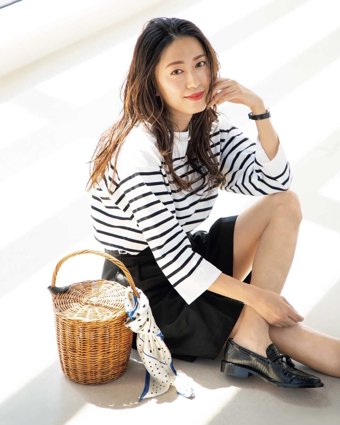 里田まいさんと楽しむ 夏こそ 推し ボーダー Lee7月号 本日発売 試し読みはプロフィールのurlから Magmoe