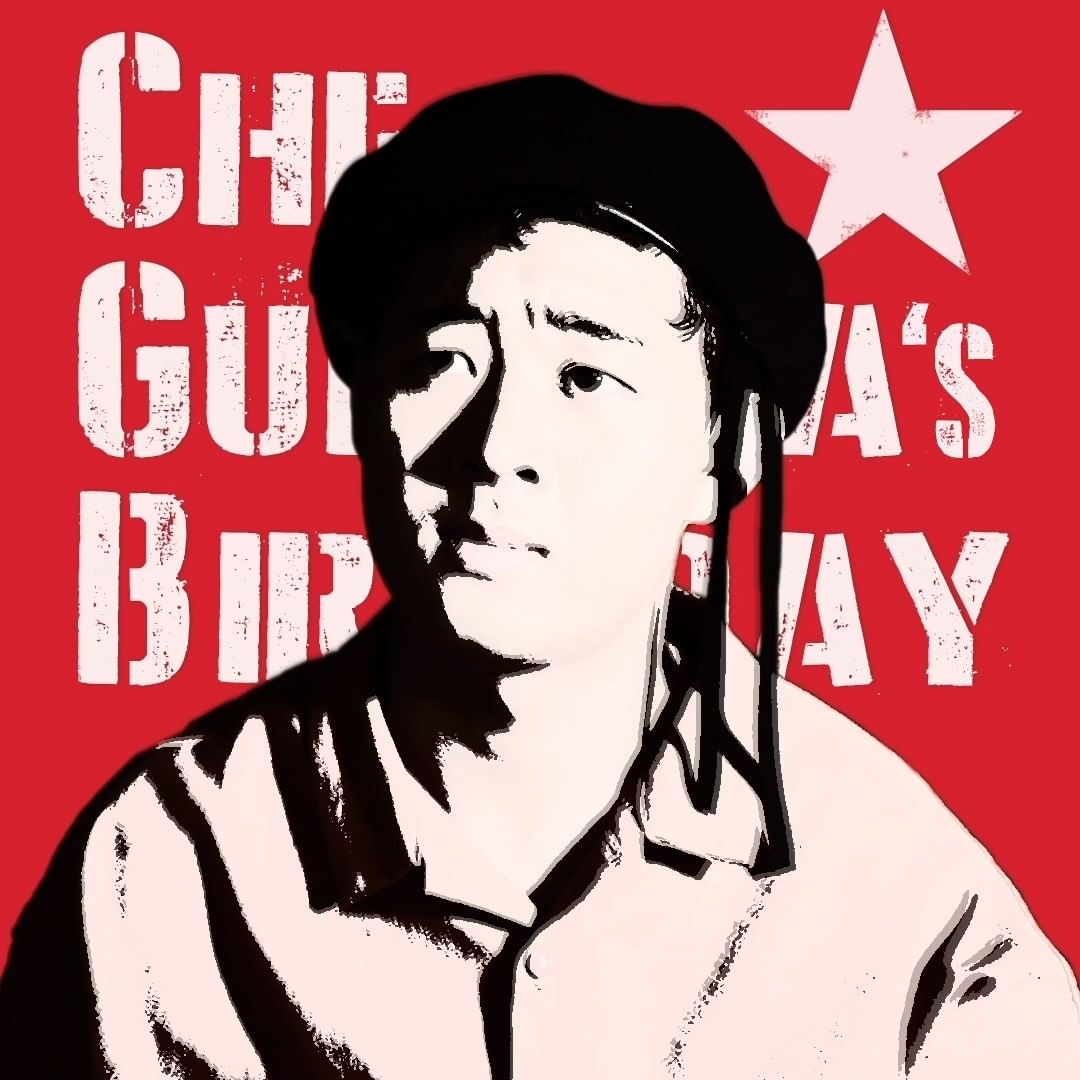 6月14日 チェ ゲバラの誕生日 アイコニックなベレー帽と共に 四千頭身 後藤 がキューバの英雄 チェ ゲバラの誕生日をお祝い Nylon Jpで Magmoe