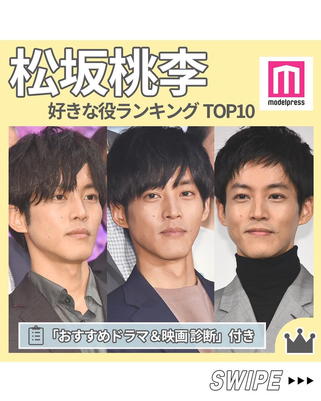 モデルプレス 読者が選ぶ 松坂桃李の好きな役ランキング 本日 松坂桃李さん主演ドラマ あのときキスしておけ Magmoe モデルプレス 読者が選ぶ 松坂桃李の好きな役ランキング 本日 松坂桃李さん主演ドラマ あのときキスしておけ Magmoe