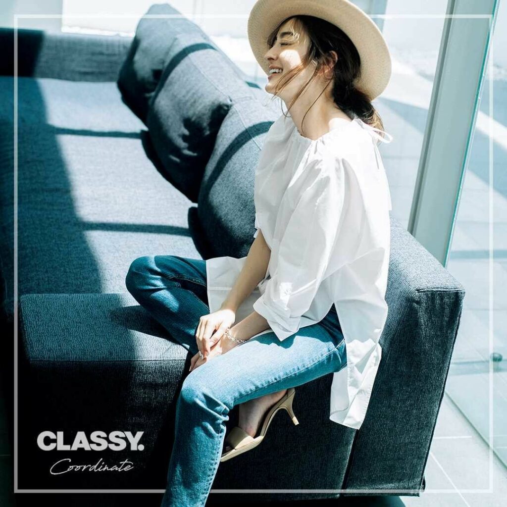 #CLASSYコーデ図鑑
【太って見えない、夏の「スキニーデニムコーデ」】
1年を通して使える定番アイテム『スキニーデニム』。
旬のブラウスやカジュアルなTシ #CLASSYコーデ図鑑
【太って見えない、夏の「スキニーデニムコーデ」】
1年を通して使える定番アイテム『スキニーデニム』。
旬のブラウスやカジュアルなTシ