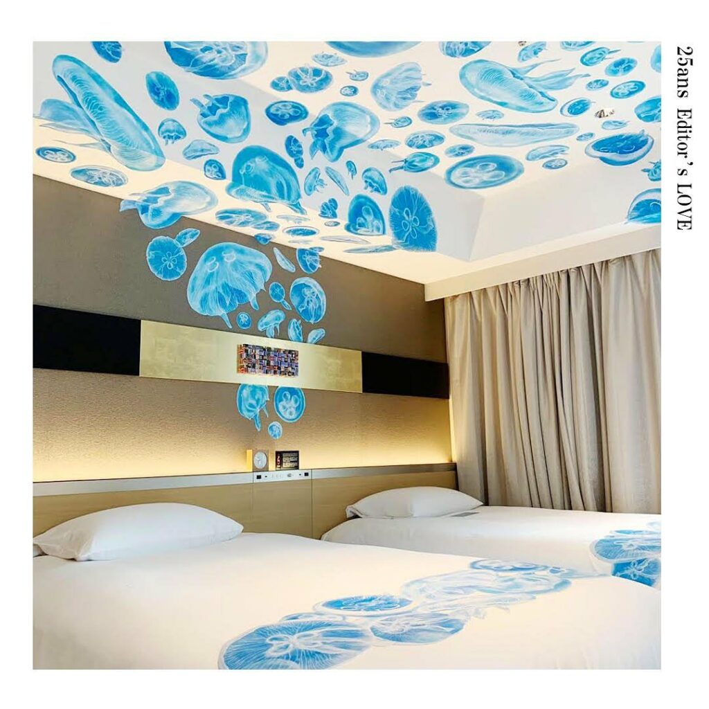 くらげルームで癒しの時を♡　クロスホテル京都の新コンセプトルーム！
25ansエディターの好きなモノ・コトをご紹介する連載“Editor's LOVE”。今回は