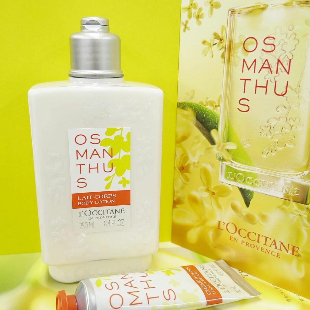 ＼ロクシタンから新シリーズ「オスマンサス」が誕生！／
今回キーとなるのは、シリーズの名前にもなっている、“金木犀”。
そのフルーティな甘さに黄色い果実を組み合わ