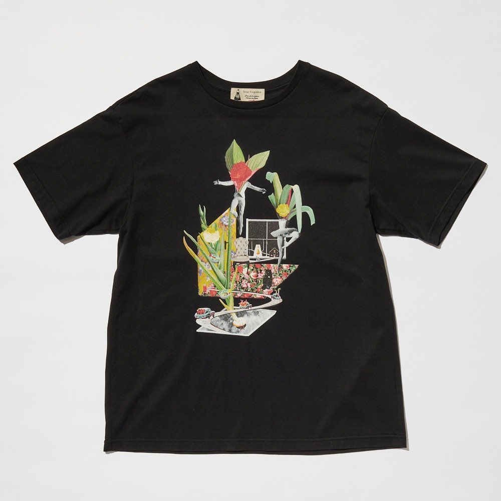【最旬、駆け込みTシャツ2021】
〈leur logette〉のTシャツ
GINZAでも素敵なコラージュで誌面を彩っている、花梨さんによる 「楽園」をテーマに