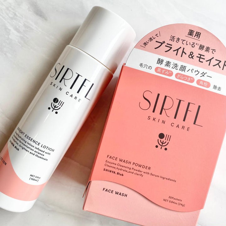 サプリメントブランド『新谷酵素』から生まれたSIRTFL(サートフル)スキンケアシリーズ新登場　『土台健美』な"肌に塗るサプリメント発想"の実力派です！

︎写