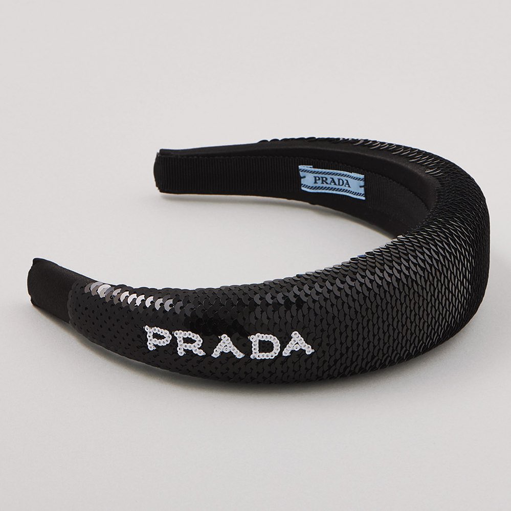 色々な PRADA スパンコール カチューシャ - ヘアバンド/カチューシャ 