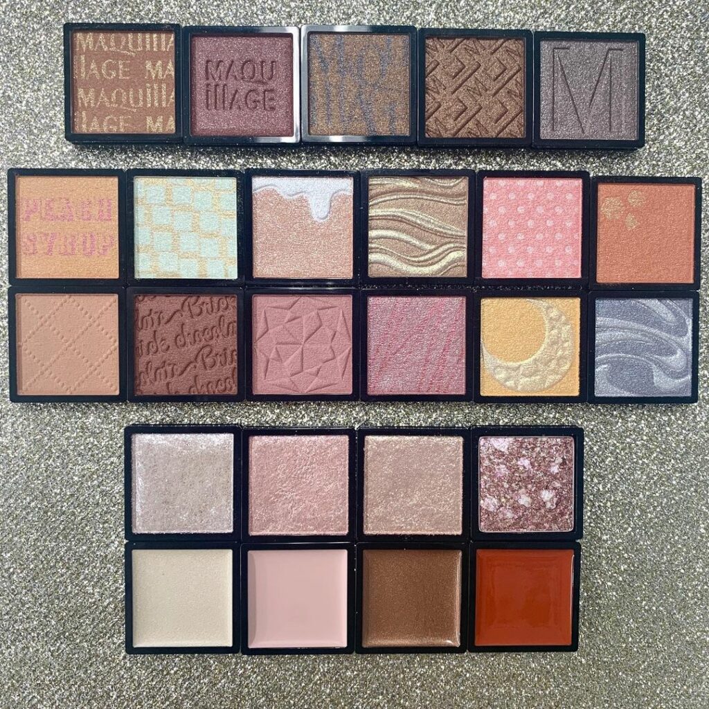 ＼全色スウォッチ／マキアージュから好きな色を組み合わせてできるカスタマイズアイカラーが登場

好きな色とブラウンを組み合わせることで運命のパレットが完成する「ド