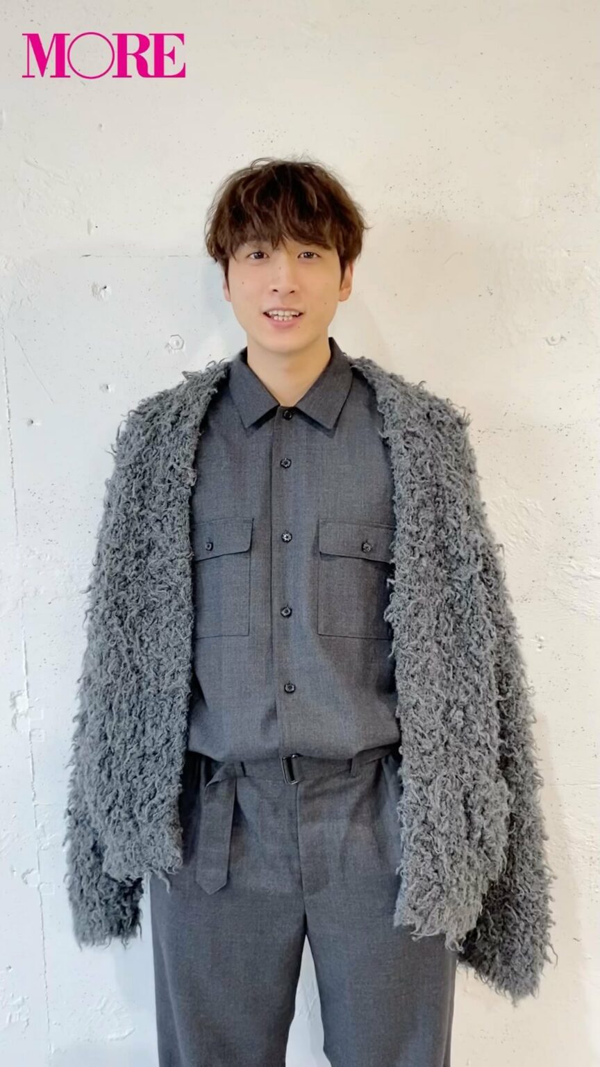 【小関裕太さんオフショット第二弾】

MORE1月号に登場してくれた小関裕太さん
本誌では最近ハマっていることについても語ってくれています！

ニットをまとった