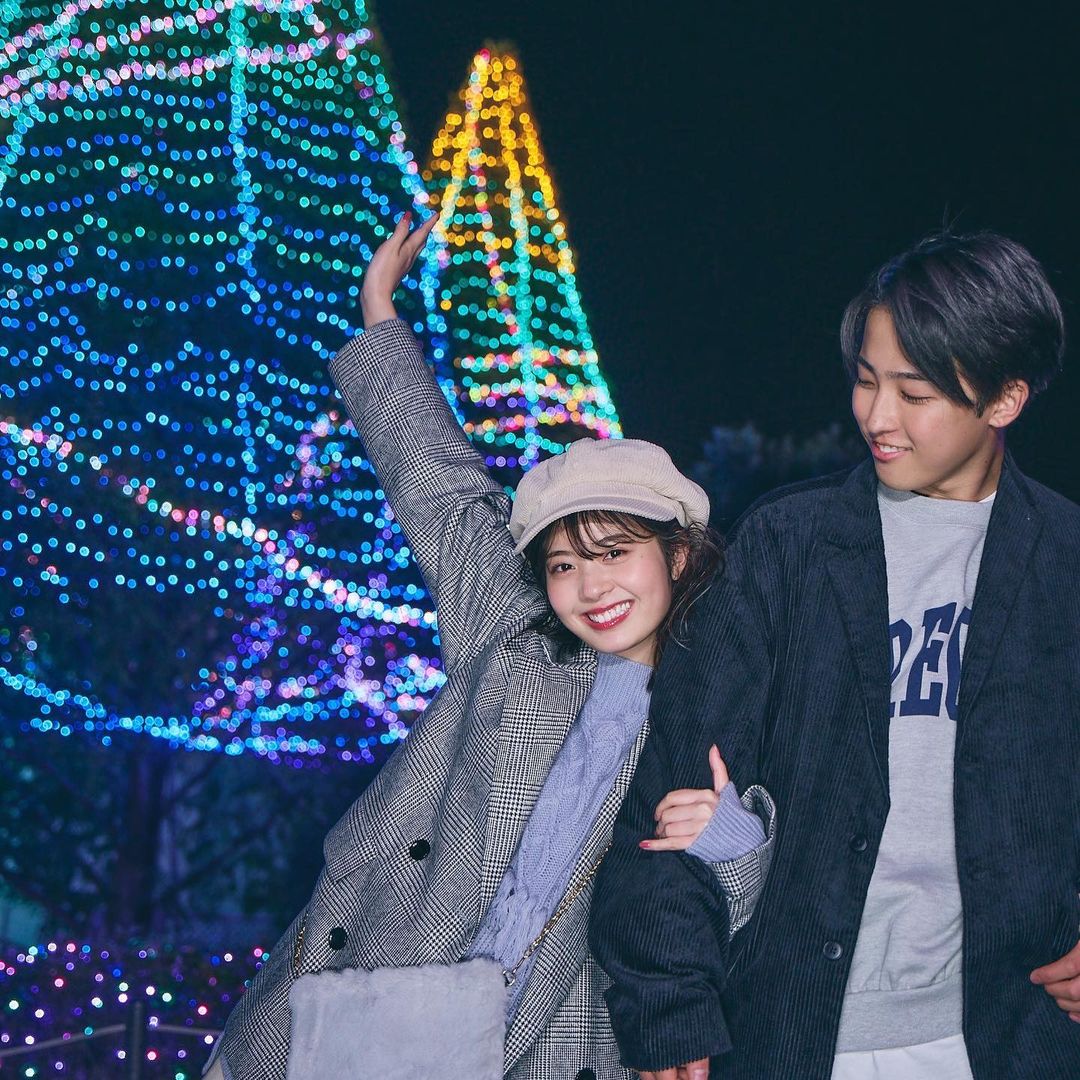 Popteen1月号 クリスマス妄想loveストーリー 企画のアザーカット ゆなたこ ばんばんが幼なじみカップルになって イルミネーションデートをしたよ ほ Magmoe