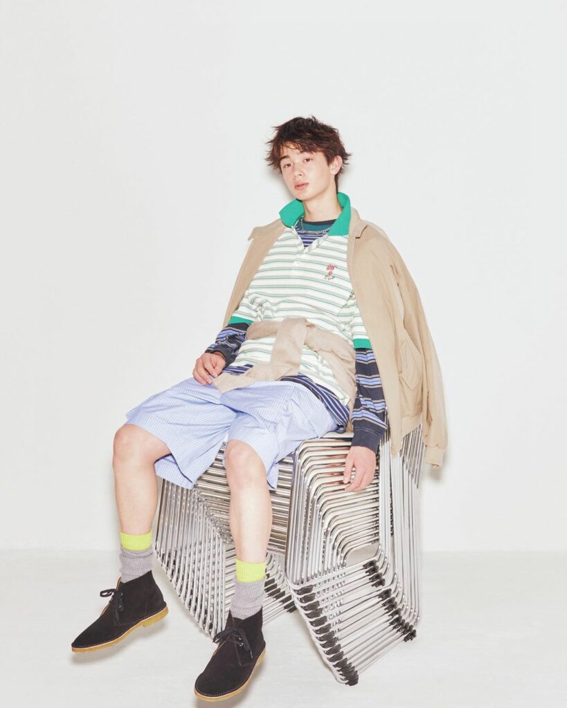 重ねて見つけるレイヤードスタイル【栄莉弥 編】

3種類のボーダーに、パンツはストライプをチョイス。ベーシックなアイテムだからこそ落とし込める、遊び心満載なかけ