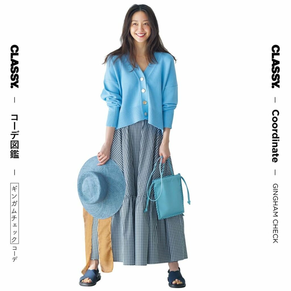 #CLASSY.コーデ図鑑
【大人女子のギンガムチェックコーデ】

／
何枚目のコーデが好きですか？
コメントで教えてください
＼

今季のトレンド柄といえば、