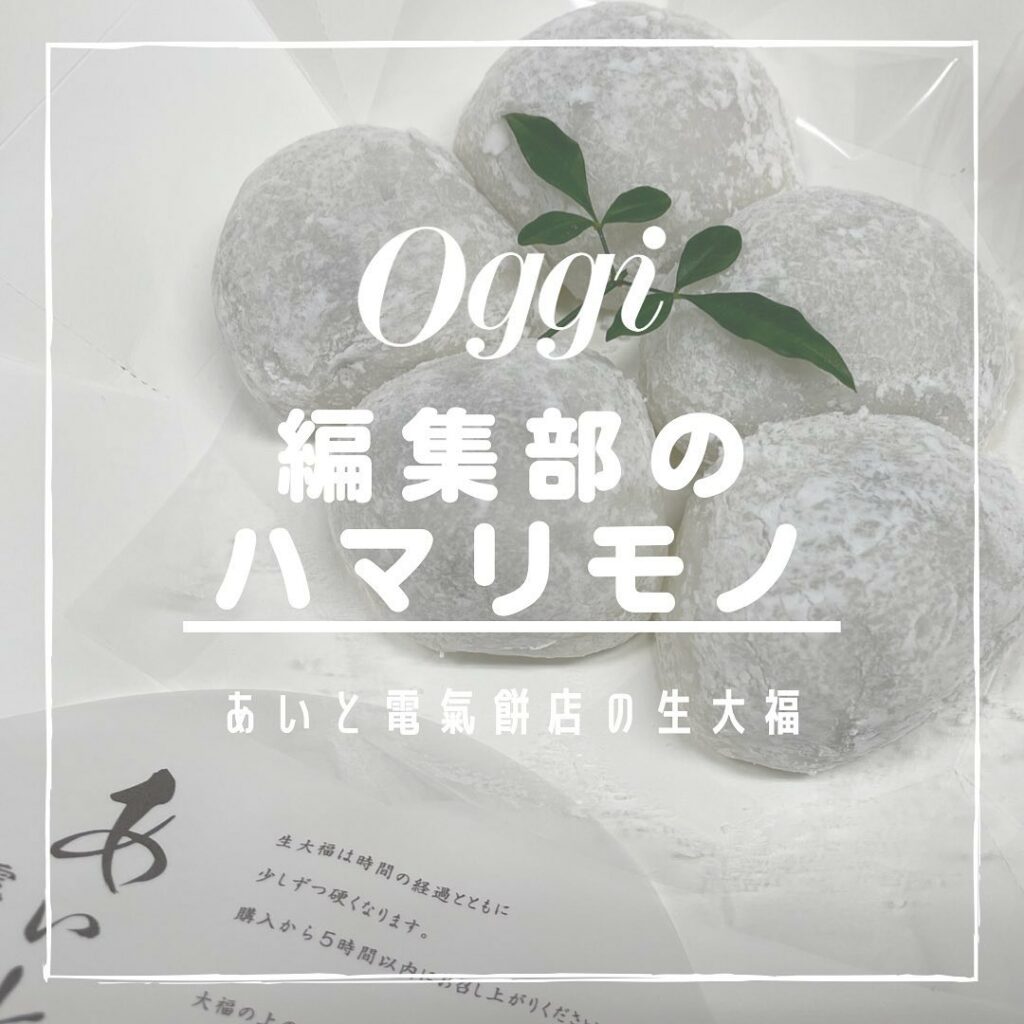 【Oggi編集部員の個人的なハマリモノ紹介】賞味期限わずか5時間の大福
—— このキャッチフレーズを聞いただけで、思わず手に取りたくなりませんか?この大福は東京 【Oggi編集部員の個人的なハマリモノ紹介】賞味期限わずか5時間の大福
—— このキャッチフレーズを聞いただけで、思わず手に取りたくなりませんか?この大福は東京