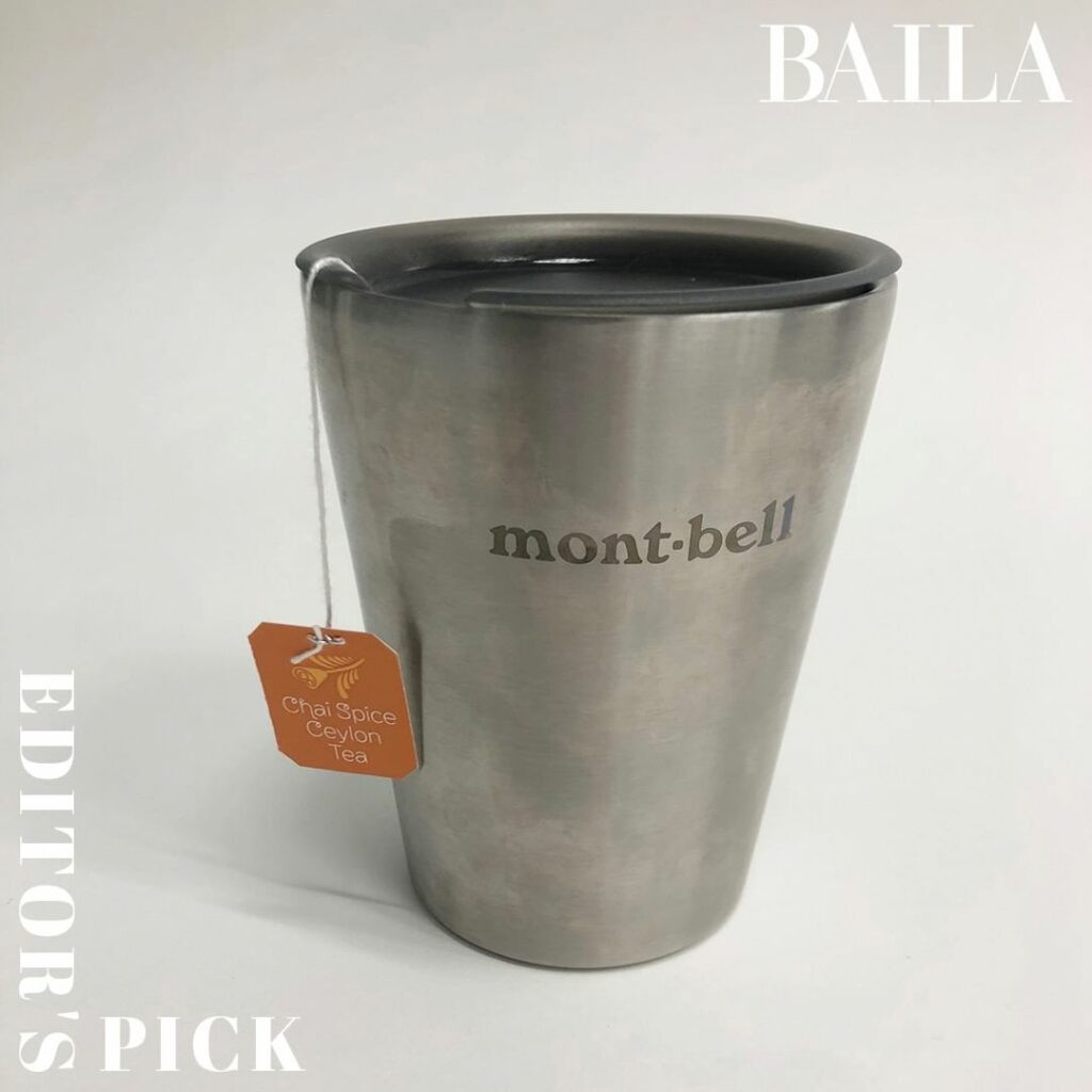 もともとはキャンプ用に購入したけれど、使い心地がよくて結局普段使いになっているアイテムがいくつかあります。モンベルのサーモカップもそのひとつ。保温効果はもちろん