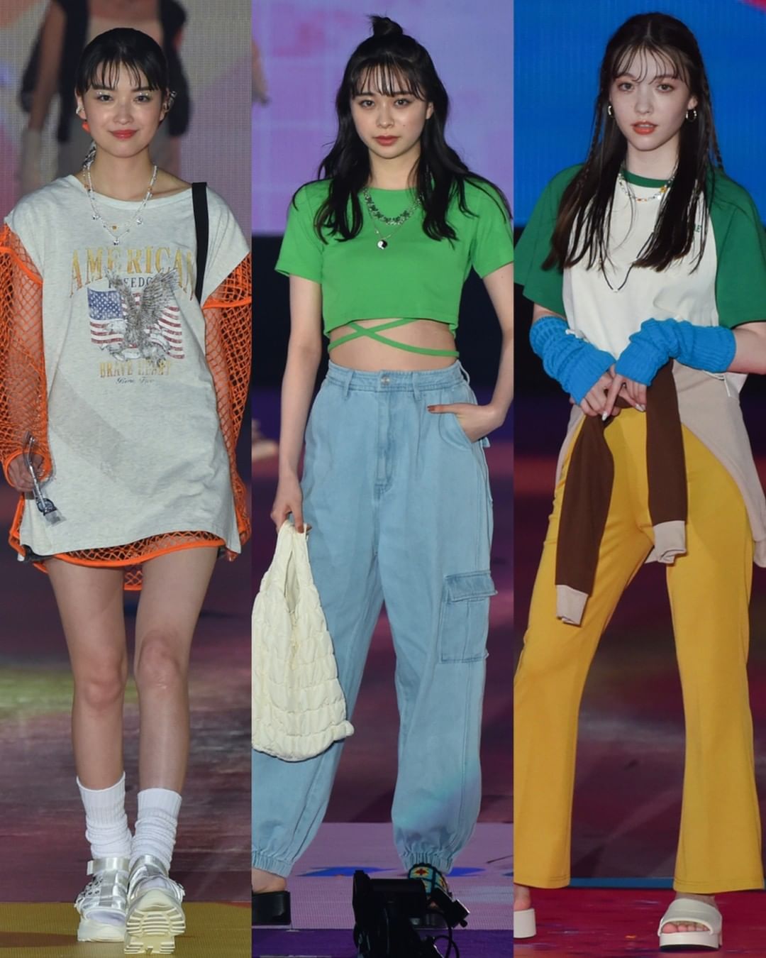 ガルアワ Look集 5 14に開催したseventeenスペシャルステージのランウェイ写真を公開するよ コーデのアイテムはすべて Wego Offic Magmoe