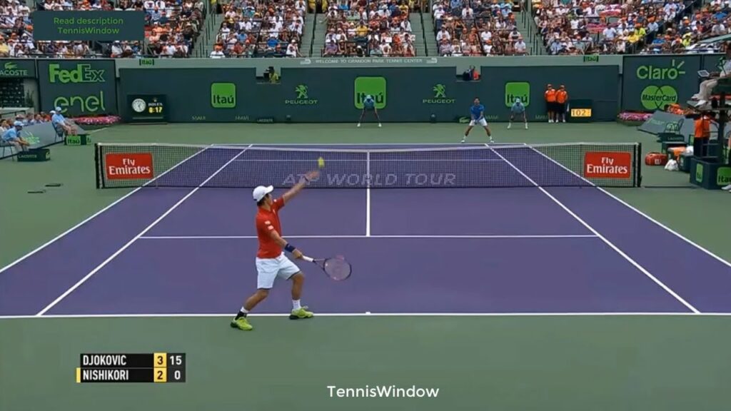 Nishikori (錦織) VS Djokovic (ジョコビッチ) Nishikori (錦織) VS Djokovic (ジョコビッチ)