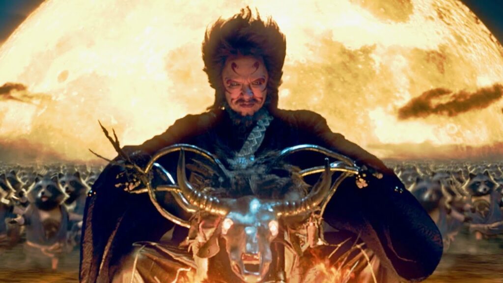 狸の大妖怪・大沢たかおの背後の808匹の狸も必死に駆け足／映画『妖怪大戦争 ガーディアンズ』本編映像