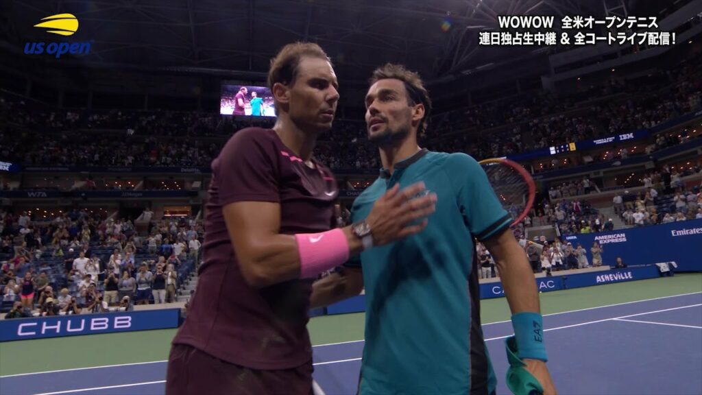 【マッチハイライト】F.フォニーニ vs R.ナダル/全米オープンテニス2022 2回戦【WOWOW】 【マッチハイライト】F.フォニーニ vs R.ナダル/全米オープンテニス2022 2回戦【WOWOW】