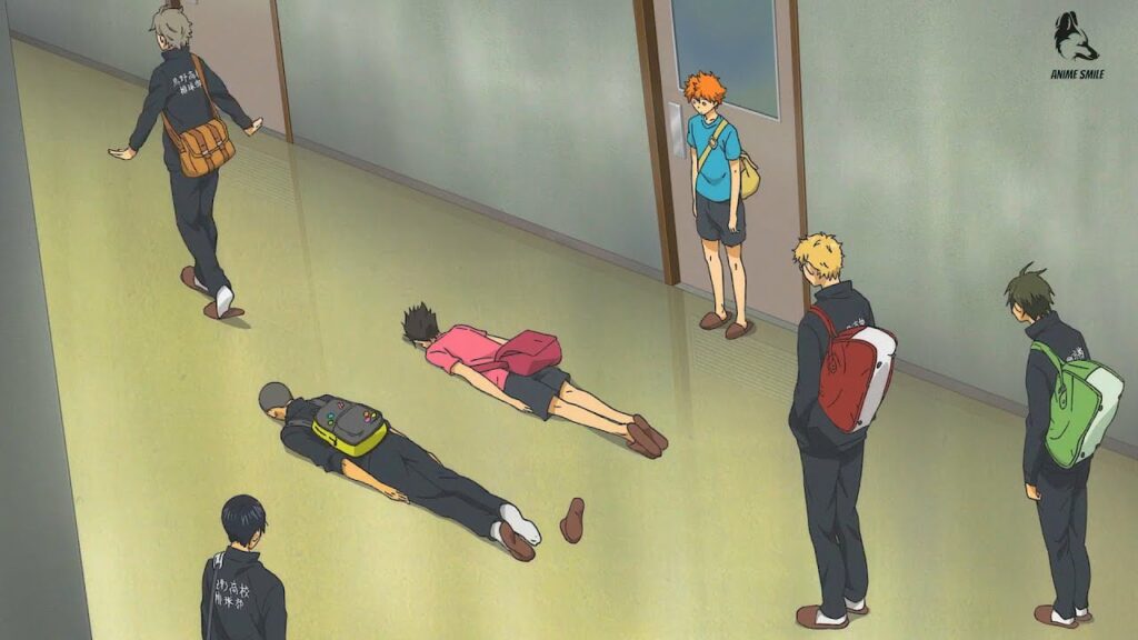 ハイキュー !Haikyuu-西谷と田中は、合宿に到着すると奇妙な行動をします|Nishinoya & Tanaka are acting strangely at the Training Camp