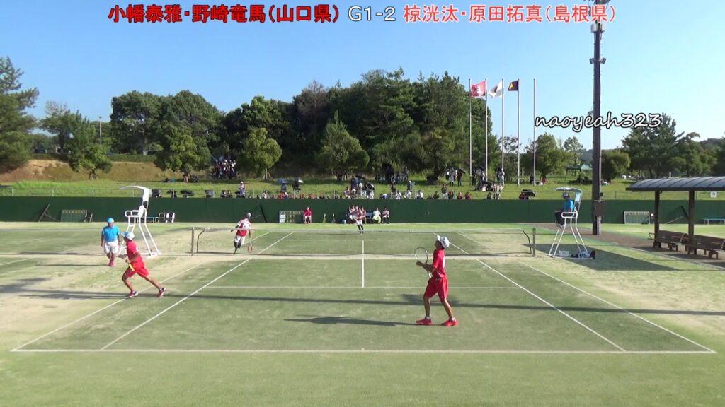 2019年 中国ミニ国体 少年男子 第三対戦 小幡・野崎(山口県) 対 椋・原田(島根県) 2019年 中国ミニ国体 少年男子 第三対戦 小幡・野崎(山口県) 対 椋・原田(島根県)