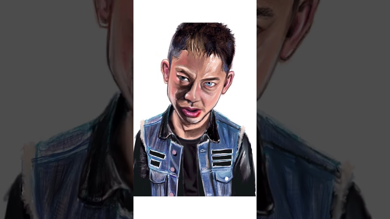 HiGH＆LOW 琥珀 EXILE AKIRA イラスト メイキング 厚塗り drawing - MAGMOE