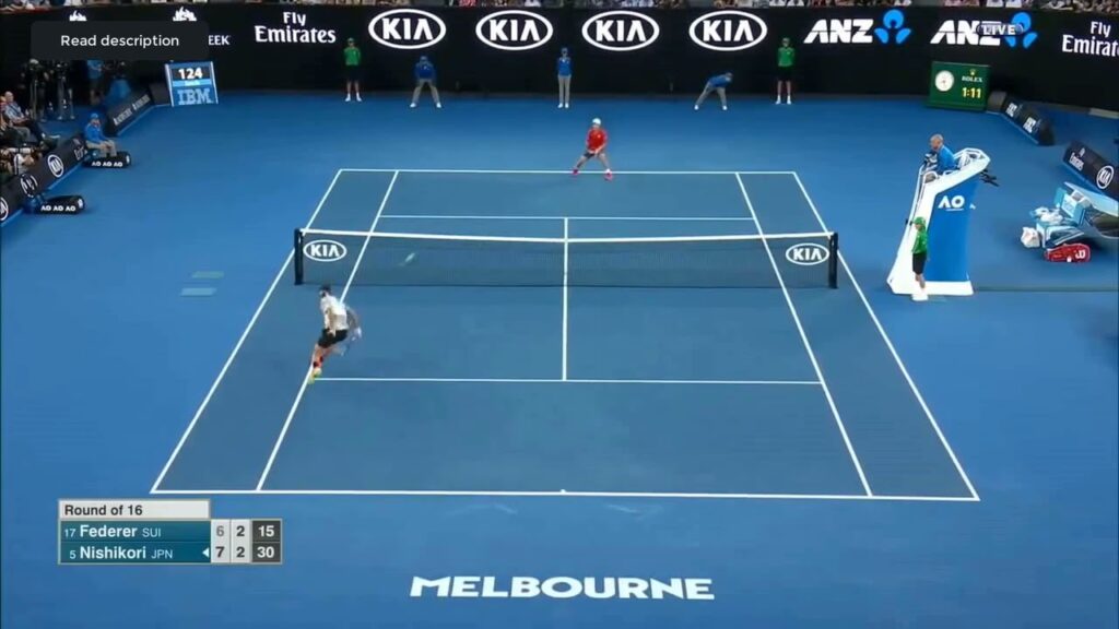 Nishikori (錦織) VS Federer (フェデラー)