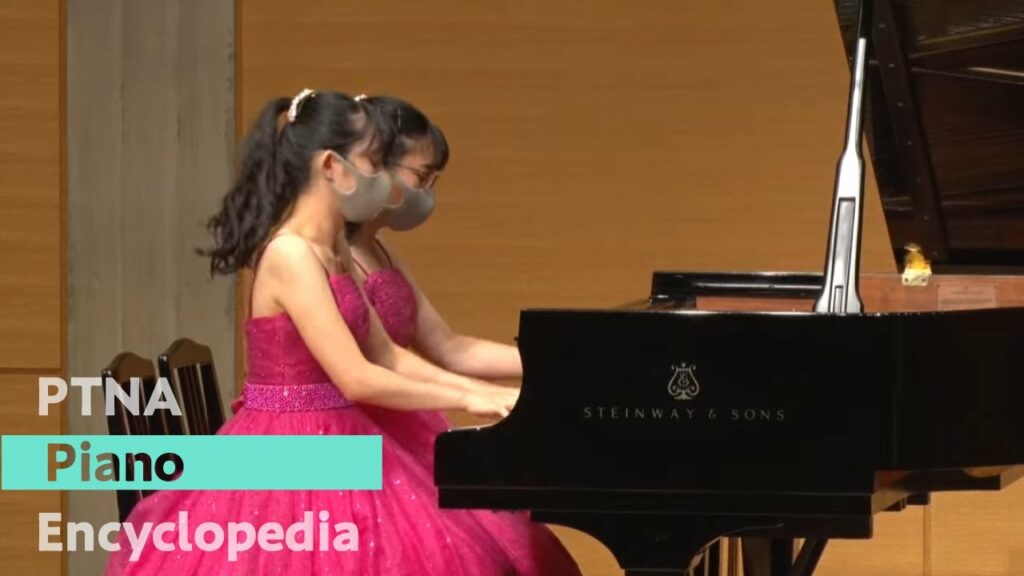 PTNA2021コンペ全国決勝大会　連弾中級B 14番 銅賞　河原未空 & 村松和奏