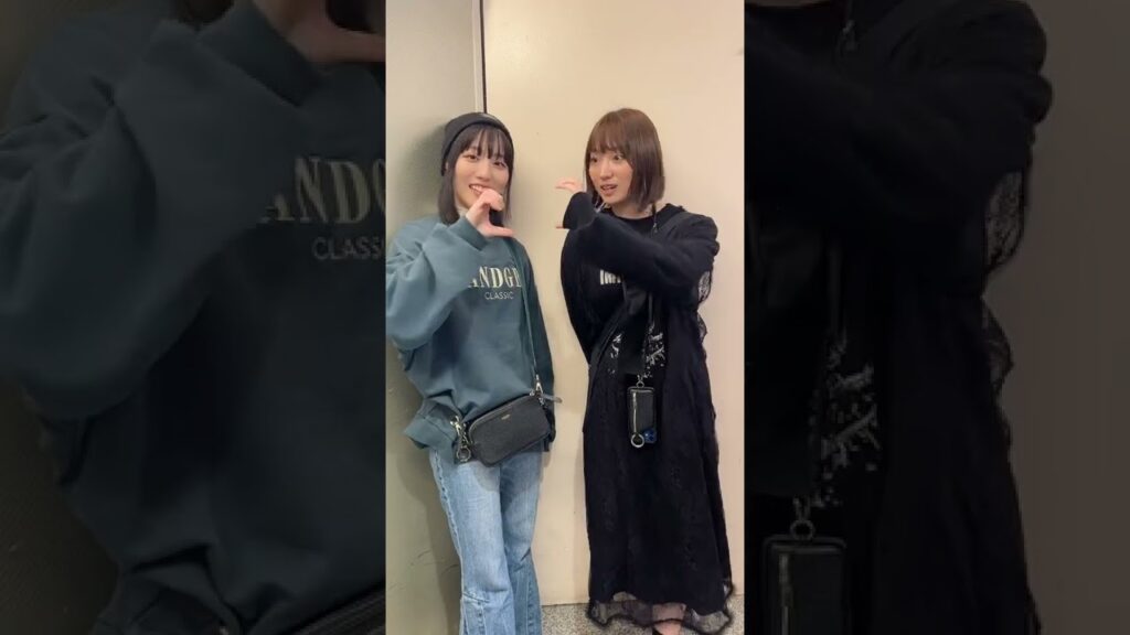 👍🫶👍🫶なにこの距離感。#太田夢莉 #Yuuri #万年 2022.10.06