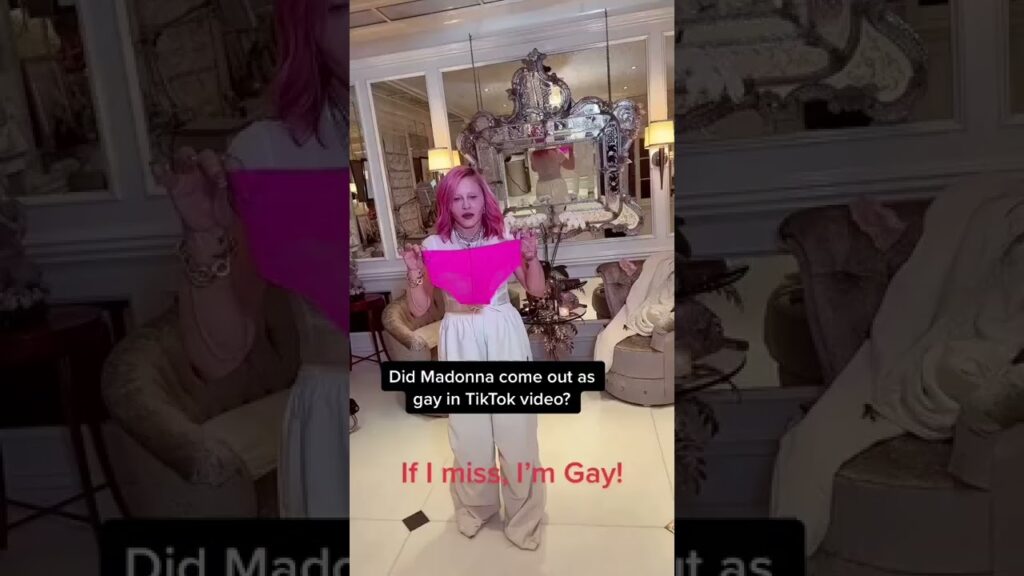 Madonna appears to come out as gay in playful TikTok video #shorts | Page Six Celebrity News Madonna appears to come out as gay in playful TikTok video #shorts | Page Six Celebrity News