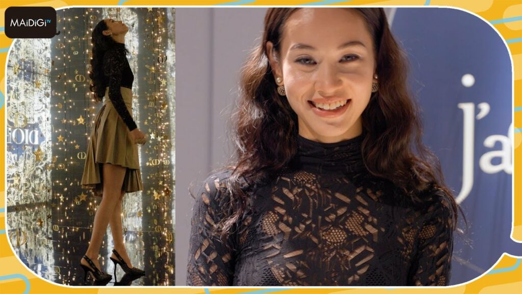 水原希子、胸元レーストップス×アシメスカートで美脚も　ディオール 「アトリエ オブ ドリームズ」プレビューに登場