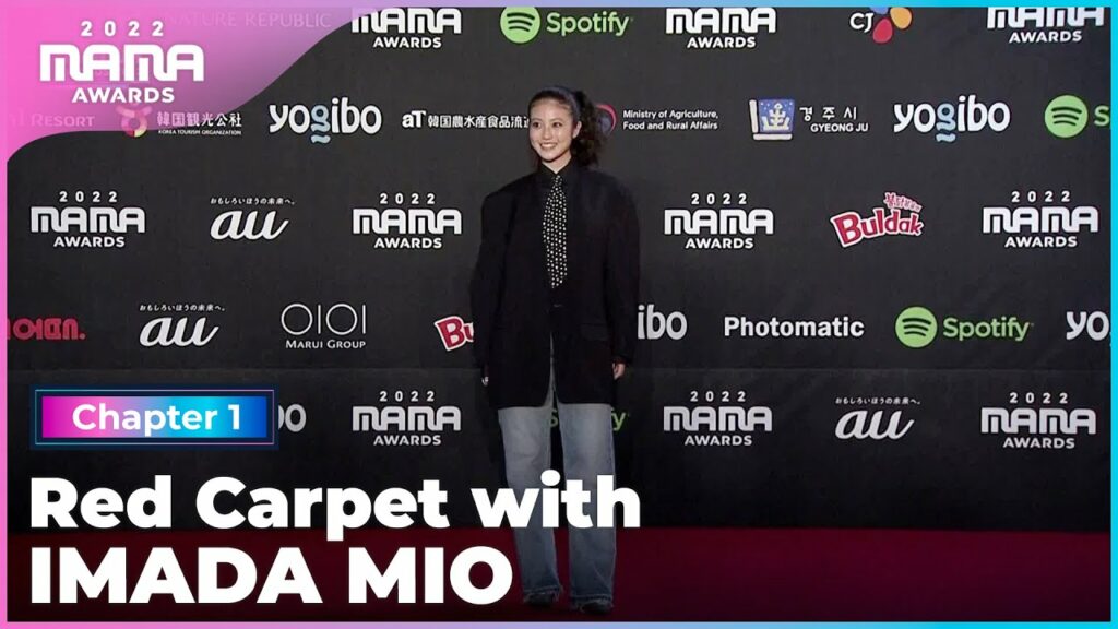 [2022 MAMA] Red Carpet with IMADA MIO | Mnet 221129 방송