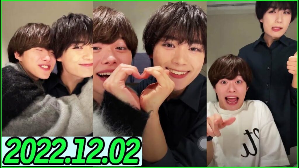 【なにわ男子】20221202 インスタライブ　大橋和也　大西流星