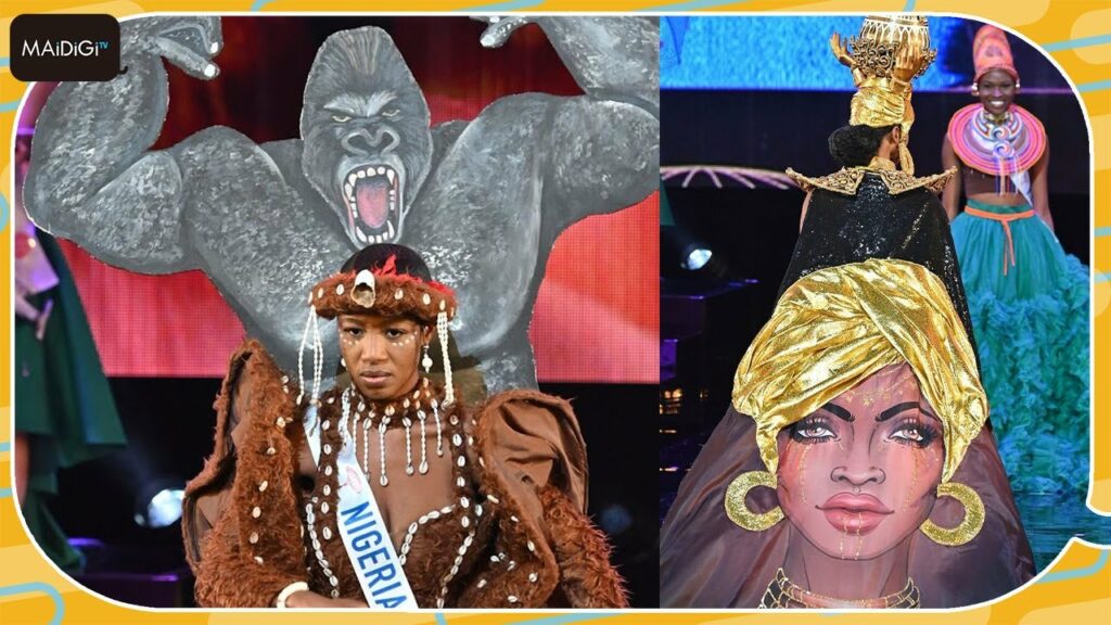 【ミス・インターナショナル2022】背中にゴリラ、マントに肖像画、奇抜な衣装が続々! コスチューム審査<アフリカ大陸> 【ミス・インターナショナル2022】背中にゴリラ、マントに肖像画、奇抜な衣装が続々! コスチューム審査<アフリカ大陸>