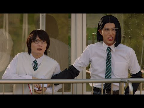 神木隆之介＆中川大志、鎹鴉の伝言に仰天！？ 「高杉くん」新CMは「カラスの伝言」編（CM au 意識高すぎ！高杉くん／神木隆之介 中川大志）