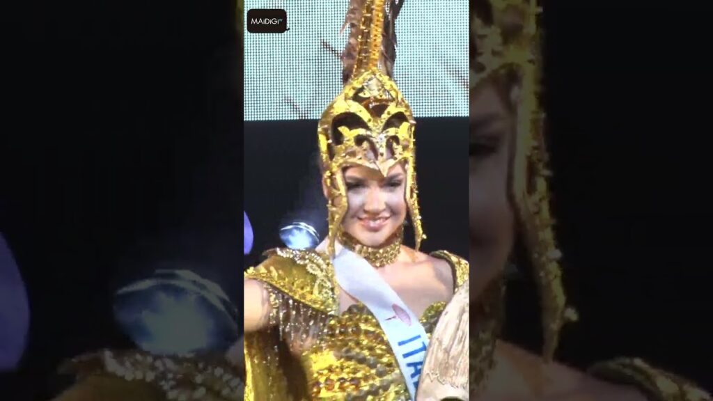イタリア代表、美脚あらわなグラディエーター姿　コスチューム審査「ミス・インターナショナル2022」＜ヨーロッパ大陸＞【MAiDiGi TV】