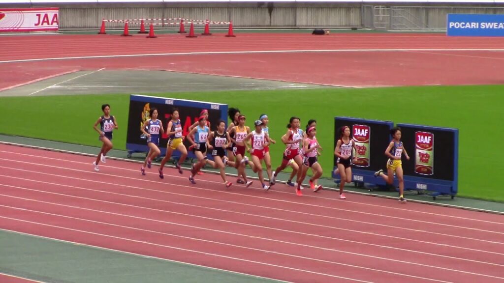 2020全中陸上 女子1500m決勝 2020全中陸上 女子1500m決勝