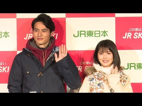 浜辺美波＆岡田健史、「ＪＲ ＳＫＩＳＫＩ」キャラクターに