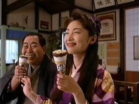 いいなCM　グリコ　ジャイアントコーン　常盤貴子　芦屋雁之助