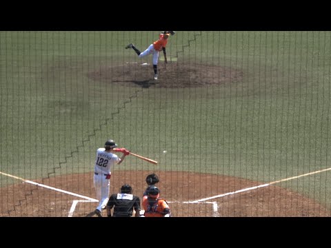 ソフトバンクホークス藤野恵音選手（2021年育成1位）技ありの2塁打😄😄2022.5.8対愛媛戦