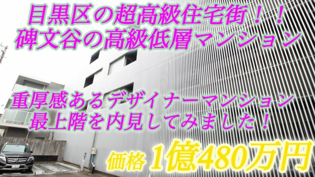 芸能人（沢尻エリアや伊勢谷友介など）も集い住む（過去含）目黒区碑文谷の超高級住宅街の高級低層マンションを内見してみました#低層マンション#タワーマンション#高級マンション#都心マンション#ルームツアー