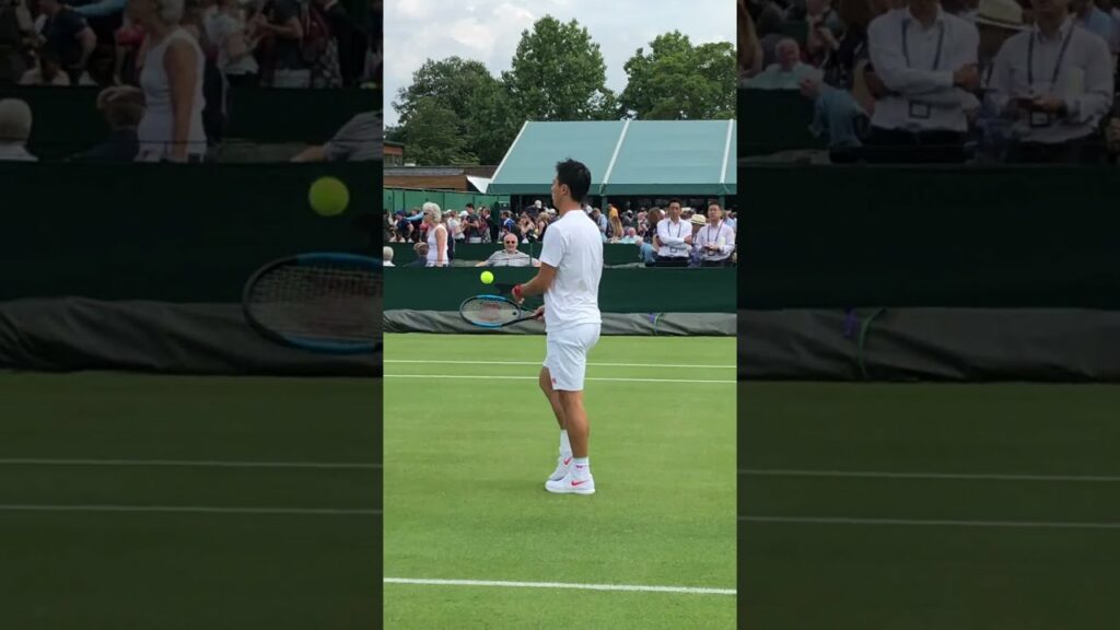 Kei Nishikori practice【Wimbledon 2019】錦織圭ウィンブルドンでの練習 #Shorts