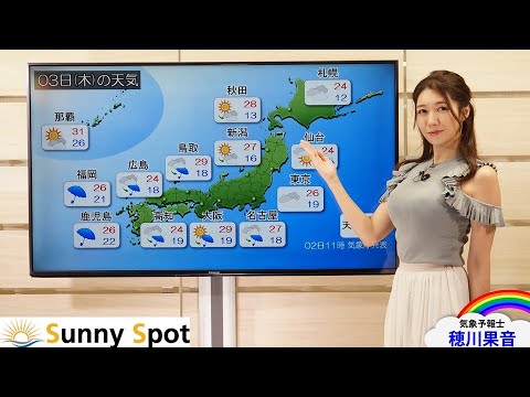 木曜～金曜は大雨に注意を！ (解説：#気象予報士　#穂川果音)