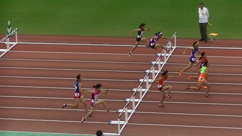 20190929北九州市中学新人陸上 女子80mH決勝