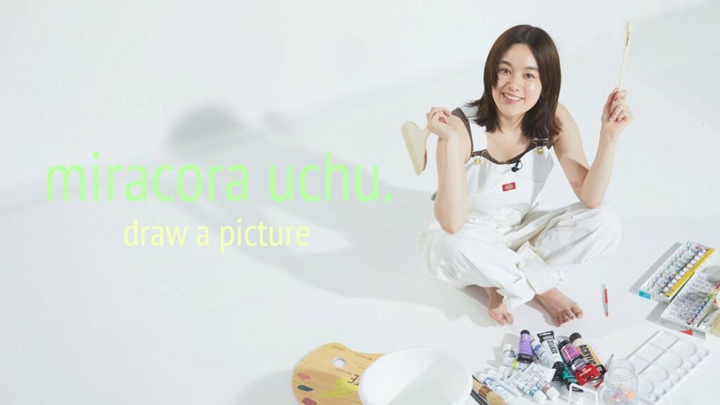 大好きな○○を壁にどーーーんと描いたよ